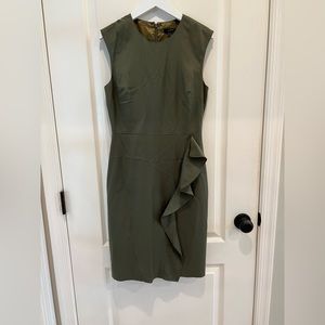 Jcrew wool suiting dress. Small defect.